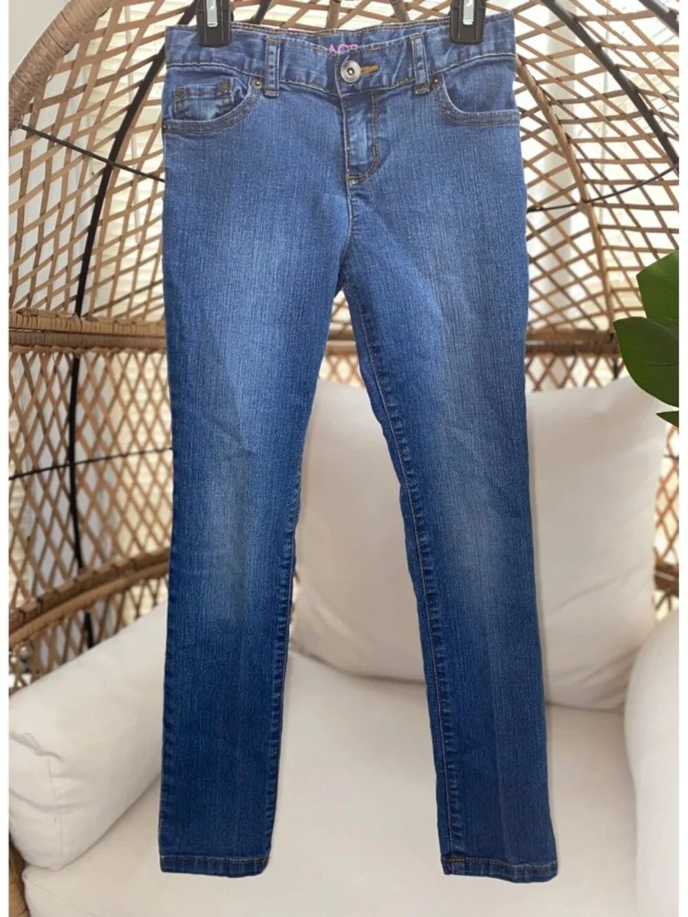The Children’s Place Kids Little Girls Super Skinny Denim Jeans Pant Size 8